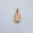 Dije Virgen Guadalupe 0.55gr / 1.9cm / Troquelada Oro Rosa 18K $