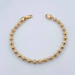 Bracelet Pulse 6.5gr / 16.9cm / 4mm Diamond Cut 18K Yellow Gold $