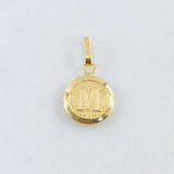 Pendant Letter M 0.6gr / 0.8in / 18K Gold