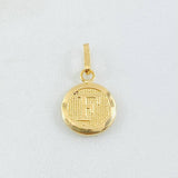 Pendant Letter F 0.6gr / 0.8in / 18K Gold ©
