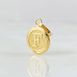Pendant Letter F 0.6gr / 0.8in / 18K Gold