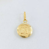 Pendant Letter N 0.65gr / 2cm / 18K Gold ©