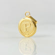 Pendant Letter P 0.65gr / 0.8in / 18K Gold