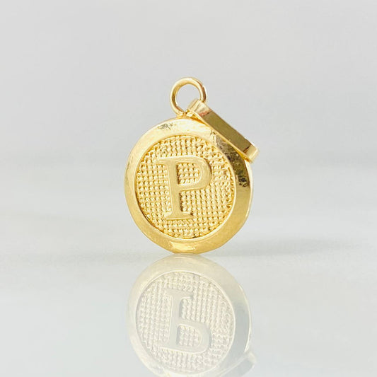 Pendant Letter P 0.65gr / 0.8in / 18K Gold