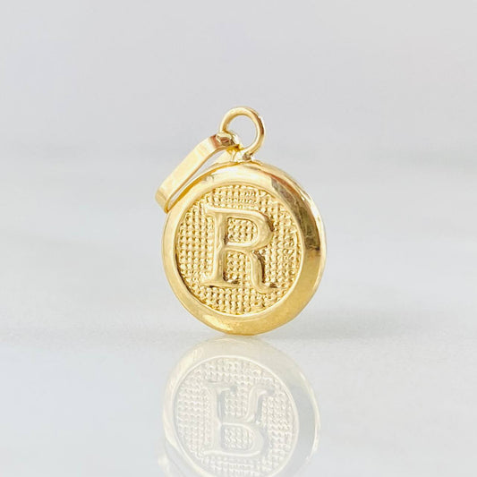 Pendant Letter R 0.65gr / 0.8in / 18K Gold
