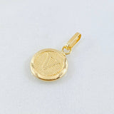 Dije Letra V 0.65gr / 2cm / Oro Amarillo 18K