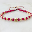 Polished Rubies Bracelet 1.85gr / 0.2in-0.2in 18K Gold