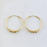 Hoop Earrings Trio 1.35gr / 0.8in / 18K Gold +0$