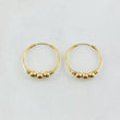 Hoop Earrings Trio 1.25gr / 0.7in / 18K Gold Yellow