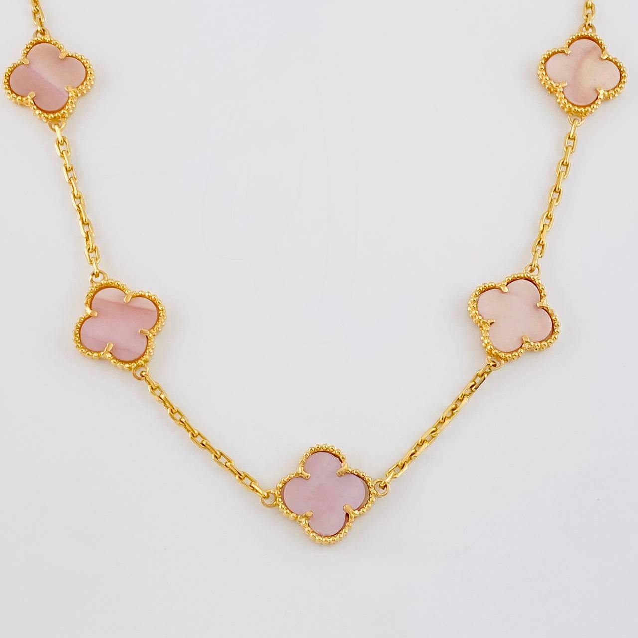 Cadena Aro Seguido Trebol 23.05 g / 17 in / 2.1 mm Oro Amarillo 18K