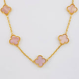 Cadena Aro Seguido Trebol 23.05 g / 17 in / 2.1 mm Oro Amarillo 18K