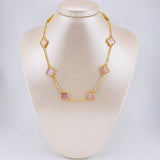 Cadena Aro Seguido Trebol 23.05 g / 17 in / 2.1 mm Oro Amarillo 18K