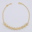 Pulso Modulable Volga Secuencia De Trebol 3.3 g / 6 3/4 in - 6 1/4 in / 1.3 mm Oro Amarillo 18K