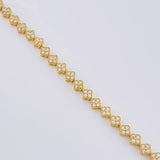 Pulso Modulable Volga Secuencia De Volga 4.5 g / 7 1/2 in - 7 1/4 in / 1.3 mm Oro Amarillo 18K