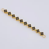 Herraje Retazo Secuencia Trebol 1.8 g / 2 in Oro Amarillo 18K