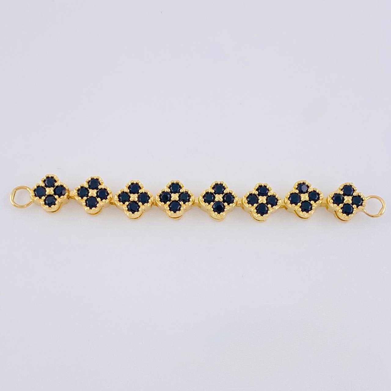 Herraje Retazo Secuencia Trebol 1.95 g / 2 in Oro Amarillo 18K