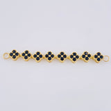 Herraje Retazo Secuencia Trebol 1.95 g / 2 in Oro Amarillo 18K