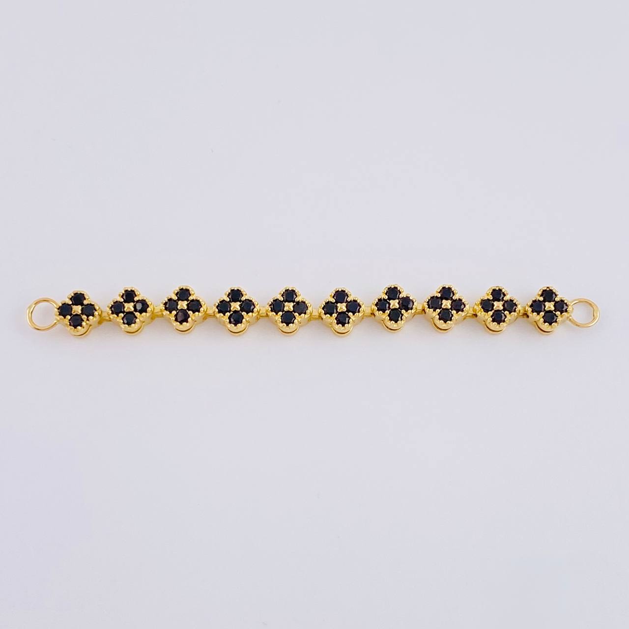 Herraje Retazo Secuencia Trebol 1.8 g / 2 in Oro Amarillo 18K