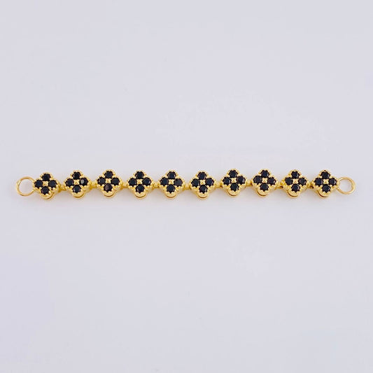 Herraje Retazo Secuencia Trebol 1.8 g / 2 in Oro Amarillo 18K