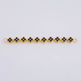 Herraje Retazo Secuencia Trebol 1.8 g / 2 in Oro Amarillo 18K