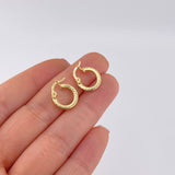 Candongas Emi 1.25 g / 1 in Oro Amarillo 18K