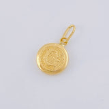 Dije Letra Circulo G 0.45 g / 3/4 in Oro Amarillo 18K