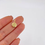 Pendant Letter Circle G 0.4 g / 3/4 in Yellow Gold 18K