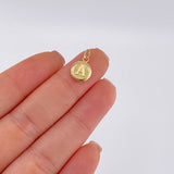 Pendant Letter Circle A 0.45 g / 3/4 in Yellow Gold 18K