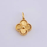 Dije Trebol 2.05gr / 3/4 in / Oro Amarillo 18K *