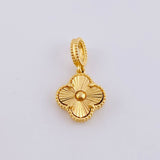 Dije Trebol 2.3gr / 3/4 in / Oro Amarillo 18K *