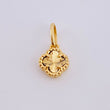 Pendant Clover 1gr / 3/4 in / 18K Yellow Gold *