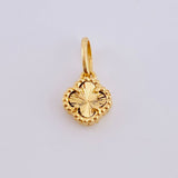 Pendant Clover 1gr / 3/4 in / 18K Yellow Gold *