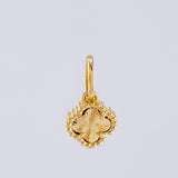 Pendant Clover 1gr / 3/4 in / 18K Yellow Gold *