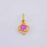 Pendant Flower 0.35gr / 1/2 in / 18K Yellow Gold ©