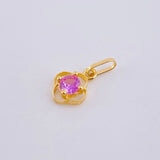 Pendant Flower 0.35gr / 1/2 in / 18K Yellow Gold ©