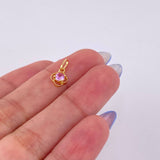 Pendant Flower 0.35gr / 1/2 in / 18K Yellow Gold ©