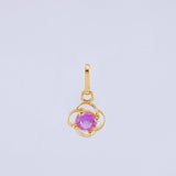 Pendant Flower 0.35gr / 1/2 in / 18K Yellow Gold ©