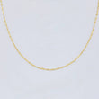 Mirror Flower Chain 0.85 g / 17 3/4 in / 1.6 mm 18K Yellow Gold