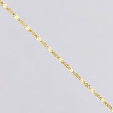 Mirror Flower Chain 0.85 g / 17 3/4 in / 1.6 mm 18K Yellow Gold