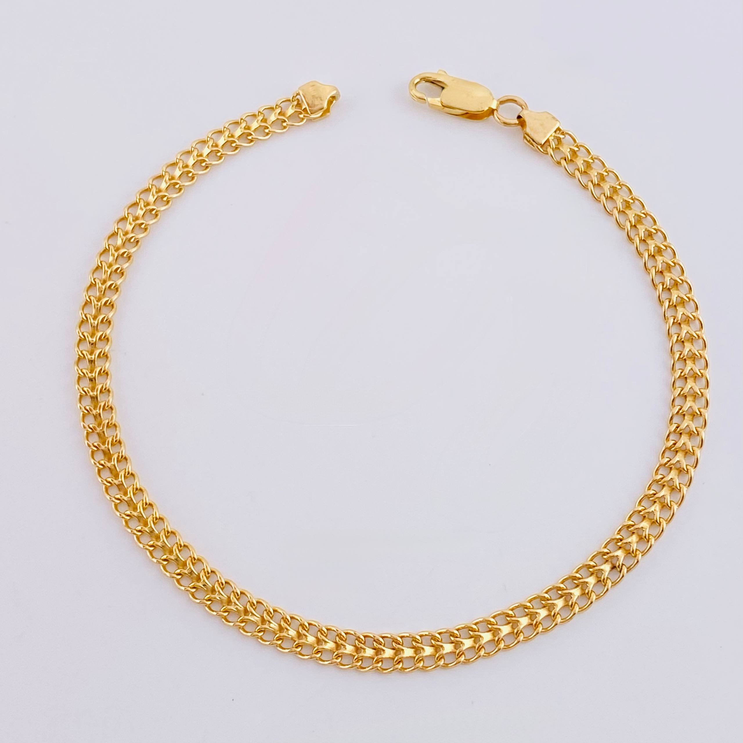 Pulso Sedusa 6.85gr / 8 1/2 in / 4.45mm Oro Amarillo +3 18K