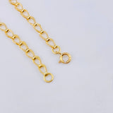 Pulso Bebé Espiga Placa Nube Lisa 1.2gr / 5 3/4 in / 2.7mm Oro Amarillo 18K ©