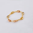 Anillo Gc 0.55gr / T6 / 3.35mm Tres Oros 18K *