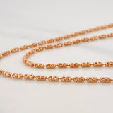 Cadena Morse 8.25 g / 27 1/2 in / 1.6 mm Oro Rosa 18K