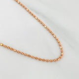 Cadena Militar 4.55 g / 15 3/4 in / 1.5 mm Oro Rosa 18K
