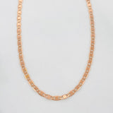 Cadena Escalera Plana 1.35 g / 15 3/4 in / 1.3 mm Oro Rosa 18K