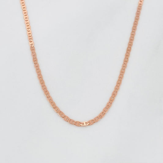 Cadena Escalera 1.1 g / 15 3/4 in / 1 mm Oro Rosa 18K
