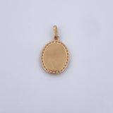 Dije Virgen Guadalupe 3.05gr / 2.4cm / Circones Blancos Oro Amarillo 18K $