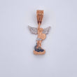 Pendant San Miguel Arcangel 4.85gr / 3.8cm / Tres Oros 18K $