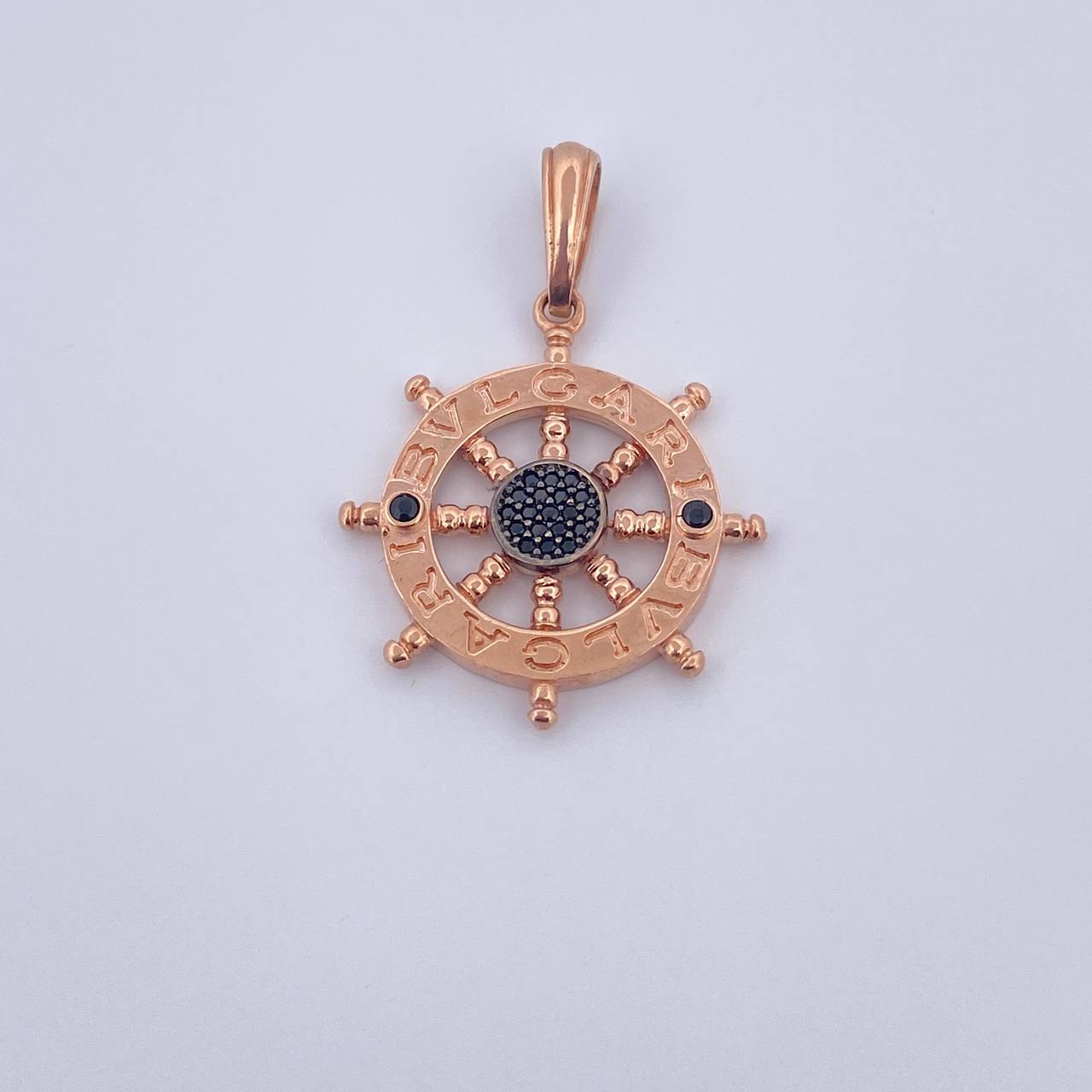 Pendant Timon 4.4gr / 3.5cm / Black Zirconia 18K Rose Gold $