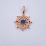 Pendant Timon 4.4gr / 3.5cm / Black Zirconia 18K Rose Gold $